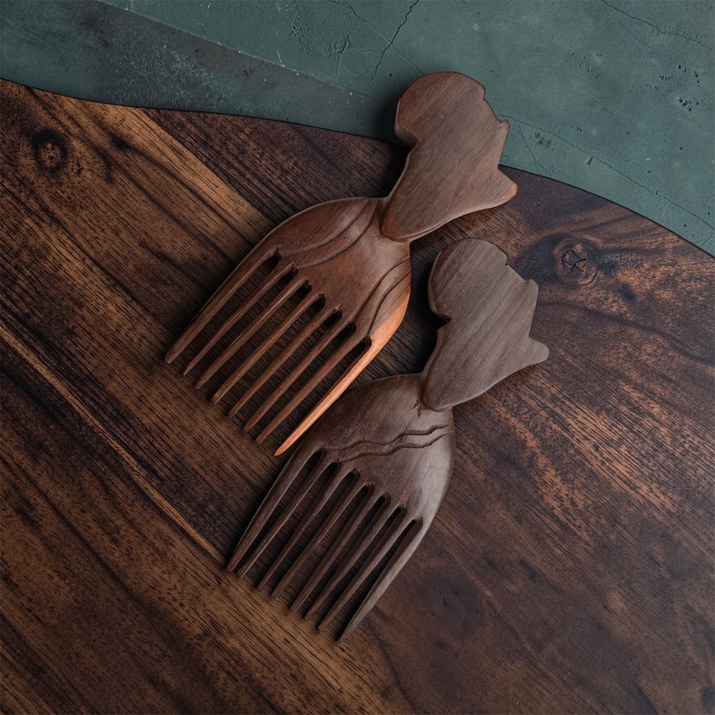 Africa Hand Crafted Decorative Afro Hair Combs