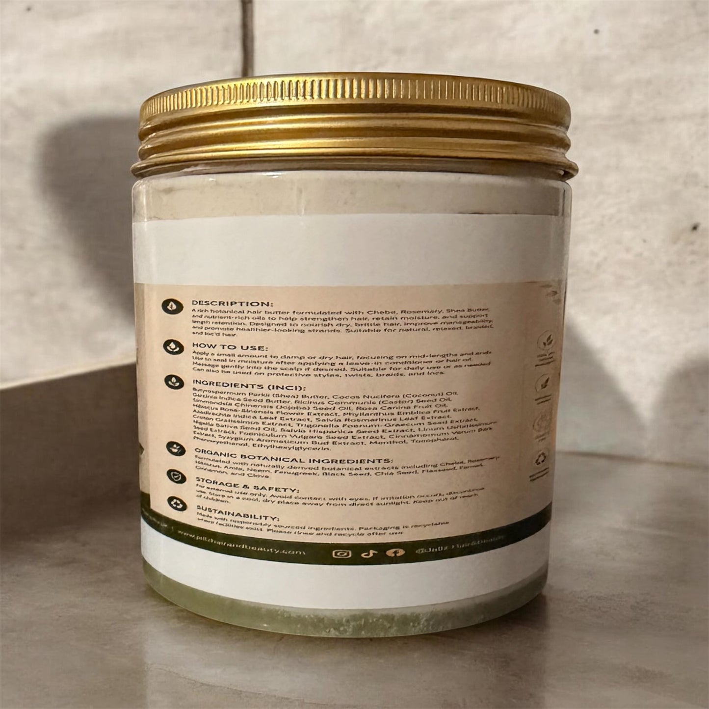 Crown Melt – Chebe & Rosemary Hair Butter