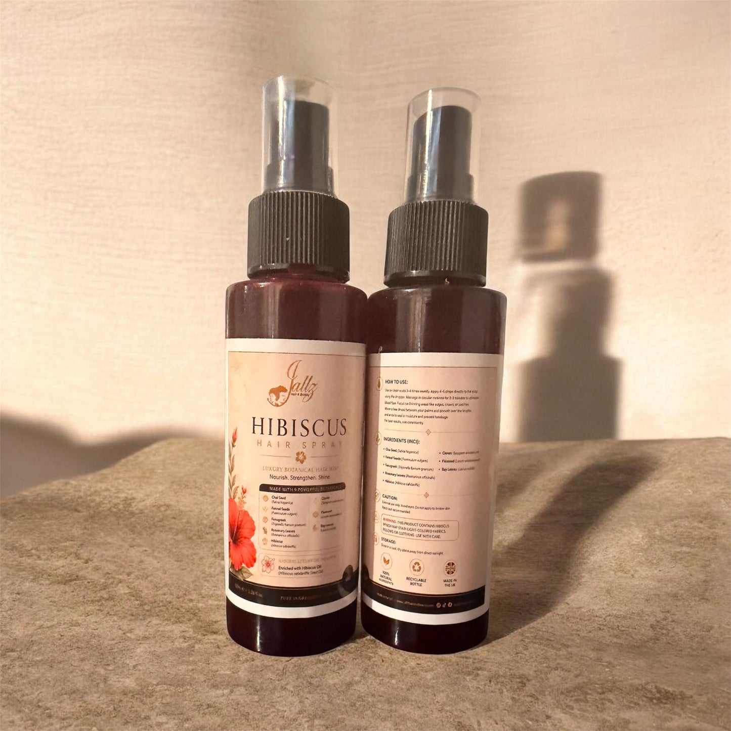 Hibiscus Hair Spray – Luxury Botanical Hair Mist