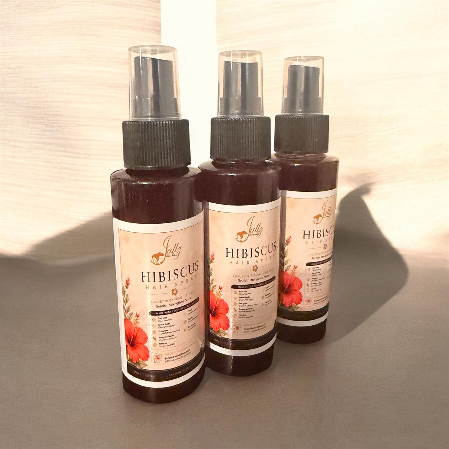 Hibiscus Hair Spray – Luxury Botanical Hair Mist
