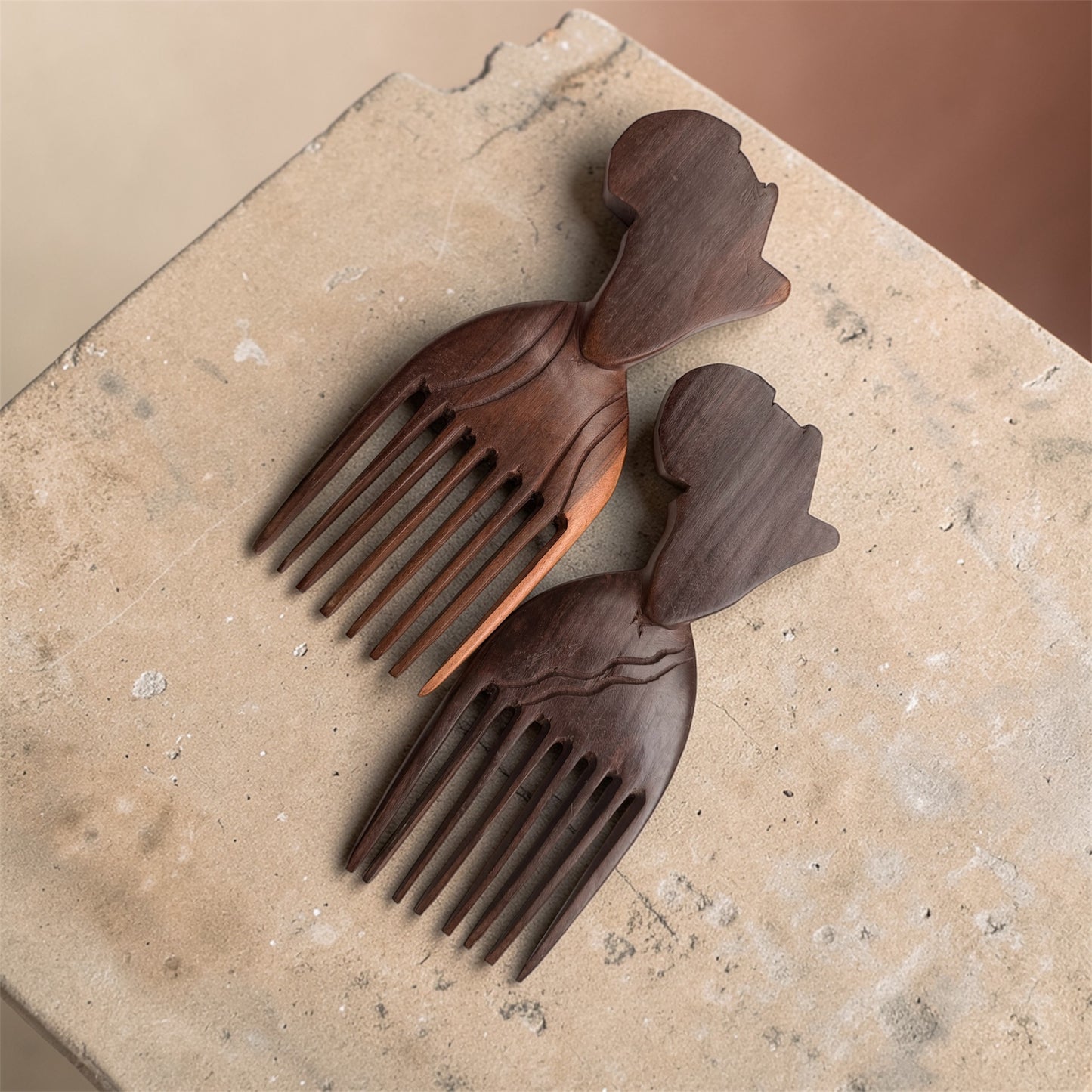 Africa Hand Crafted Decorative Afro Hair Combs