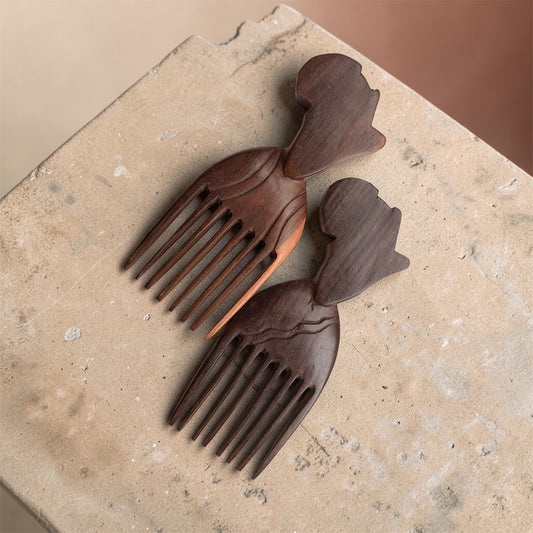 Africa Hand Crafted Decorative Afro Hair Combs