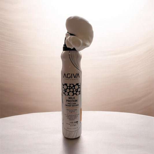 Milk Protein Hair Styling Mousse - AGIVA  Pro Care Creamy Mousse