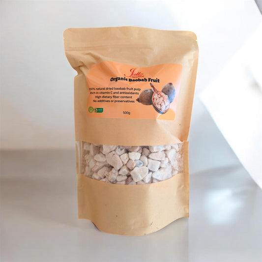 Organic Baobab Fruit (Dried Pulp Pieces) 500g