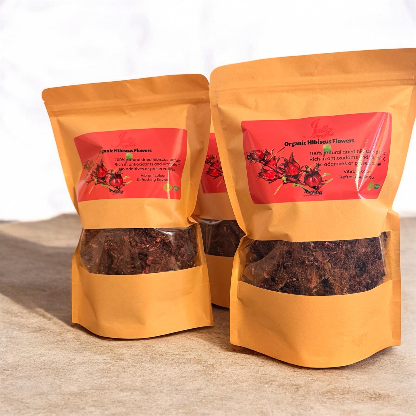 Organic Hibiscus Flowers (Dried) 250g