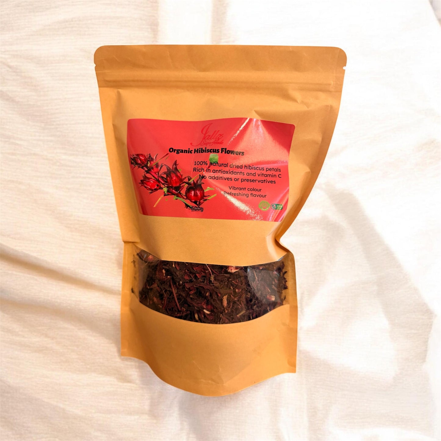 Organic Hibiscus Flowers (Dried) 250g